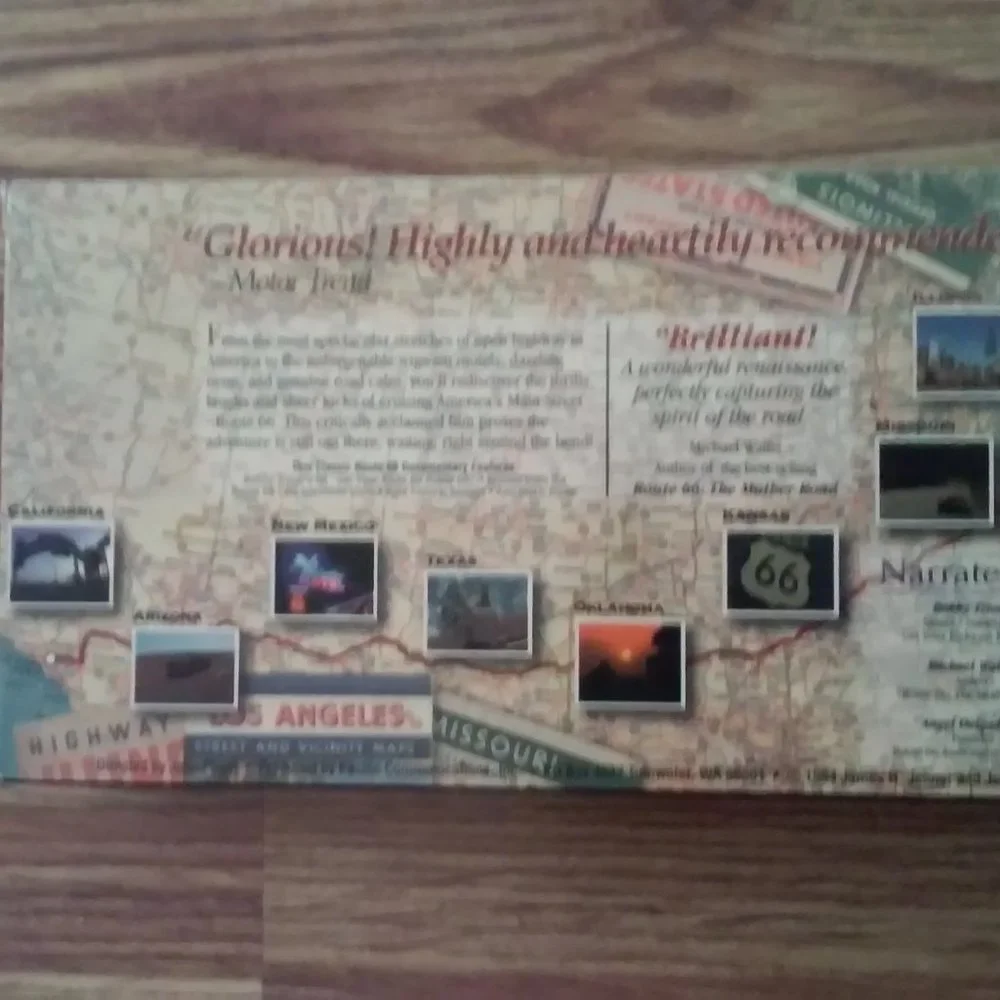 VHS Movie Collectable Route 66 60 Minutes Perfect Condition 1995 Cardboard Case